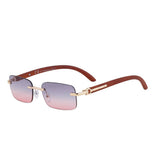 RETRO SMALL FRAME RIMLESS SUNGLASSES_CWASG0671