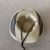 SUMMER RETRO FASHION JAZZ STRAW HAT_CWAH3449