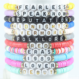 MULTILAYER ELASTIC LETTER BEAD BRACELETS SET_CWAJE0711