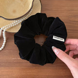 Velvet Scrunchie Retro Ponytail Hair Tie_Cwaha08125