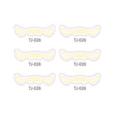 METALLIC FRECKLE FACE TATTOO STICKERS GOLD SILVER_CWMM8364