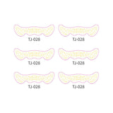 METALLIC FRECKLE FACE TATTOO STICKERS GOLD SILVER_CWMM8364
