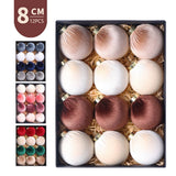 INS VELVET WRAPPED CHRISTMAS BALL GIFT SET_CWMM9866