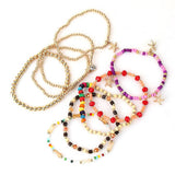 STARFISH BEACH ANKLET SET SUMMER BOHO STYLE_CWMM6342