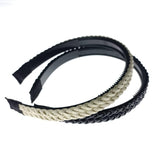 CLASSIC FRENCH PUTRIPLE WEAVE DOUBLE COMB HEADBAND_CWAHA6338