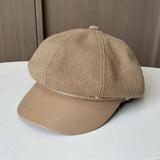 RETRO LITERARY OCTAGONAL HAT BERET_CWAB2909