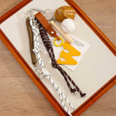 CUTE PLUSH BEAR KEYCHAIN WITH BOW PHOTO HOLDER_CWMM7825