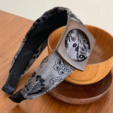 Paisley Ring Wide Headband Retro Design_Cwaha07827