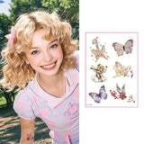 GOLD FOIL TATTOO STICKERS FOR GIRLS CHIC CLASSY_CWMM8366