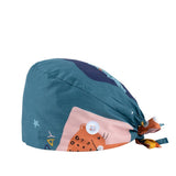 COTTON NURSE CAP PRINTED SURGICAL CAP WORK CAPA_CWAH3371