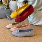 Yellow Platform Slip-On Loaf Vintage Style_Cwshf0142
