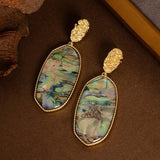 AURORA FANTASY DEEP SEA ABALONE EARRINGS_CWMM4282