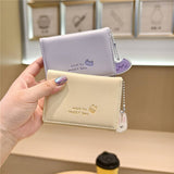 Cute Cartoon Pendant Mini Trifold Wallet_Cwab06195