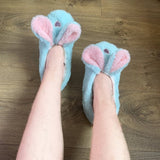 CUTE CARTOON RABBIT HEELED NON SLIP FLOOR SOCKS_CWMS1192