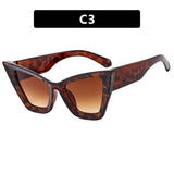Uv Protection Large Frame Cat Eye Sunglasses_Cwasg0314