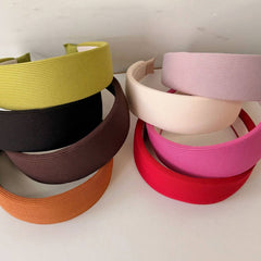 Color Knit Wide Headband Simple Chic Look_Cwaha08165