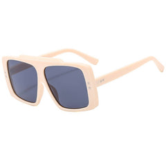 FLAT TOP STUDDED FRAME SUNGLASSES UNISEX_CWASG1178