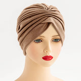 Womens Ethnic Style Pleated Headscarf_Cwasc2441
