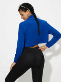 Yoga Wear, Long-Sleeved Zipper, Fitness Jacket
