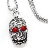 RETRO HIP HOP SKULL PENDANT NECKLACE_CWAJE0972