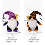 HALLOWEEN BROOM SPIDER RUDOLPH ORNAMENT_CWMM1766