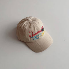 CHILDRENS STYLISH EMBROIDERED BASEBALL CAP_CWAH2883