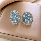OVAL TEMPERAMENT TREND EXQUISITE EARRINGS_CWAJE2334
