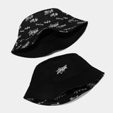DOUBLE SIDED LETTER EMBROIDERED BUCKET HAT_CWAH1640