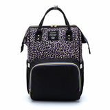 MULTIFUNCTIONAL LEOPARD PRINT MOTHER AND BABY BAG_CWAB2222