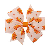 THANKSGIVING TURKEY PUMPKIN TAIL HAIR CLIP_CWAHA6681