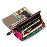 GENUINE LEATHER LONG STYLISH LARGE CAPACITY WALLET_CWAB3783