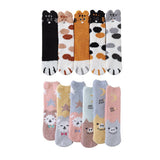 Warm Fleece Cartoon Mid-Calf Socks_Cwms0973