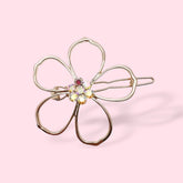 FLORAL SIDE HAIR CLIP FOR GIRLS SIMPLE ELEGANT_CWAHA4792