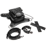 SKULL STEAMPUK CROSSBODY BAG PURSE_CWAB0641