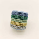 10PCS BRAIDED CORD SUPER STRETCHY ELASTIC HAIR TIE_CWAHA0331