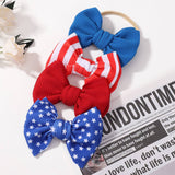 STRIPED CHILDRENS HAIRBAND BOW HAIR ROPE_CWAHA2351