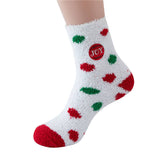 CHRISTMAS EMBROIDERY COZY SOCKS FOR WOMEN_CWMS0200
