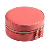 Travel Portable Round Jewelry Storage Box