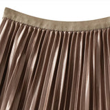 POLKA DOT MESH SKIRT REVERSIBLE A LINE SKIRT_CWBMS0314