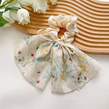 2024 NEW FLORAL EMBROIDERED BOW HAIR TIE_CWAHA1085