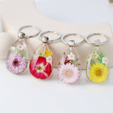 CREATIVE REAL FLOWER KEYCHAIN CAR PENDANT_CWMM3704