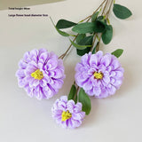 FAUX LONG STEM MARIGOLD PEONY FLOWER FOR DECOR_CWMM6591