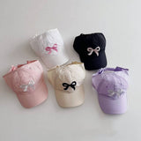 CHILDRENS BUTTERFLY BOW SUMMER HAT FOR GIRLS CWAH2886