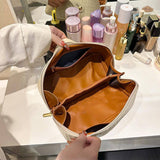 NEW WOVEN PATTERN LARGE CAPACITY COSMETIC BAG_CWAB4385