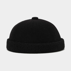 Retro Patchwork Newsboy Cap Thick Winter Hat_Cwah04782