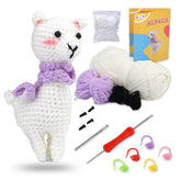 DIY HAND KNITTED DOLL ALPACA MATERIAL KIT_CWMM0809