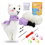 DIY HAND KNITTED DOLL ALPACA MATERIAL KIT_CWMM0809