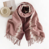 CHIC CASHMERE FEEL SCARF FAUX WOOL WINTER SHAWL_CWASC0435