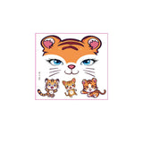 KIDS CHRISTMAS UNICORN PANDA FACE TATTOOS_CWMM8256