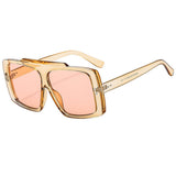 FLAT TOP STUDDED FRAME SUNGLASSES UNISEX_CWASG1178